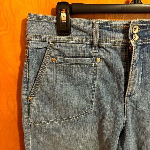 Style&Co Denim Shorts Tummy Control 6‎ Pocket - Picture 3 of 13